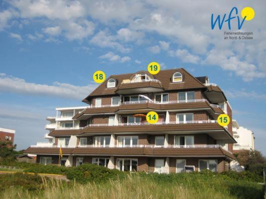 Haus Strandblick Ferienwohnung 15 Wangerooge Buitenkant foto